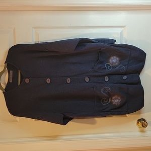 Vintage Blue Fish "Cotton Cashmere" Cardigan